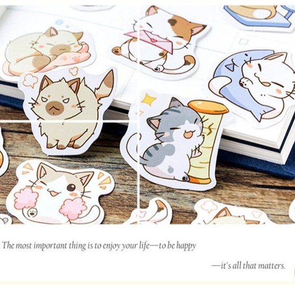 Kawaii Chibi Cat Stickers - Picture 5 of 9